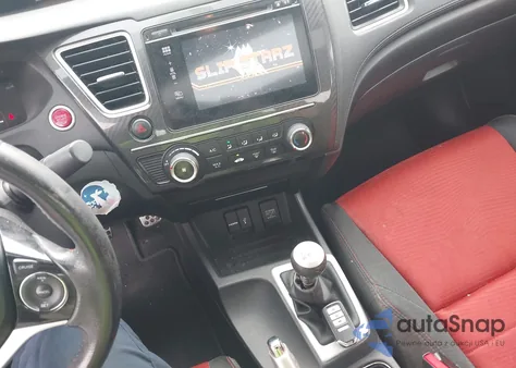 2015 Honda Civic Si z USA, uszkodzony, nr VIN 2HGFB6E54FH710018